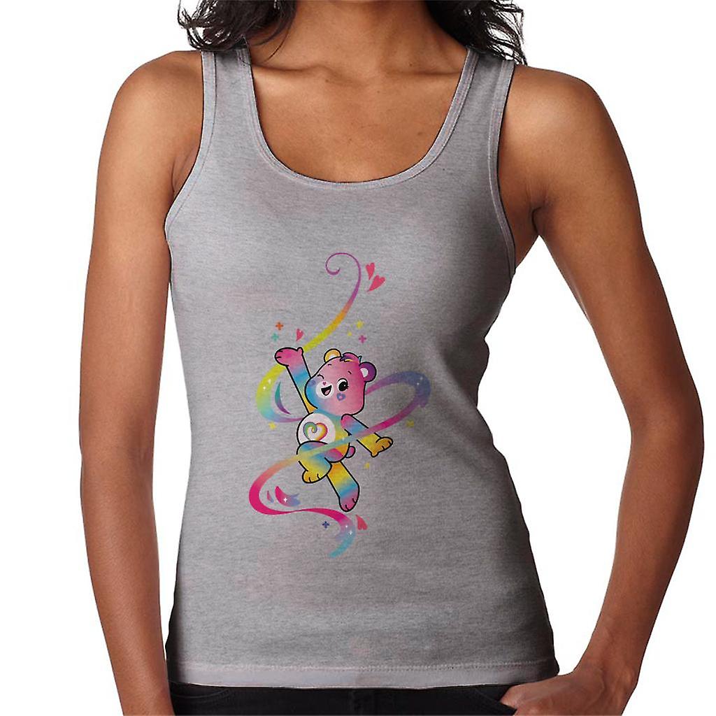 Care Bears Togetherness Bear Multi Coloured Rainbow Women's Vest