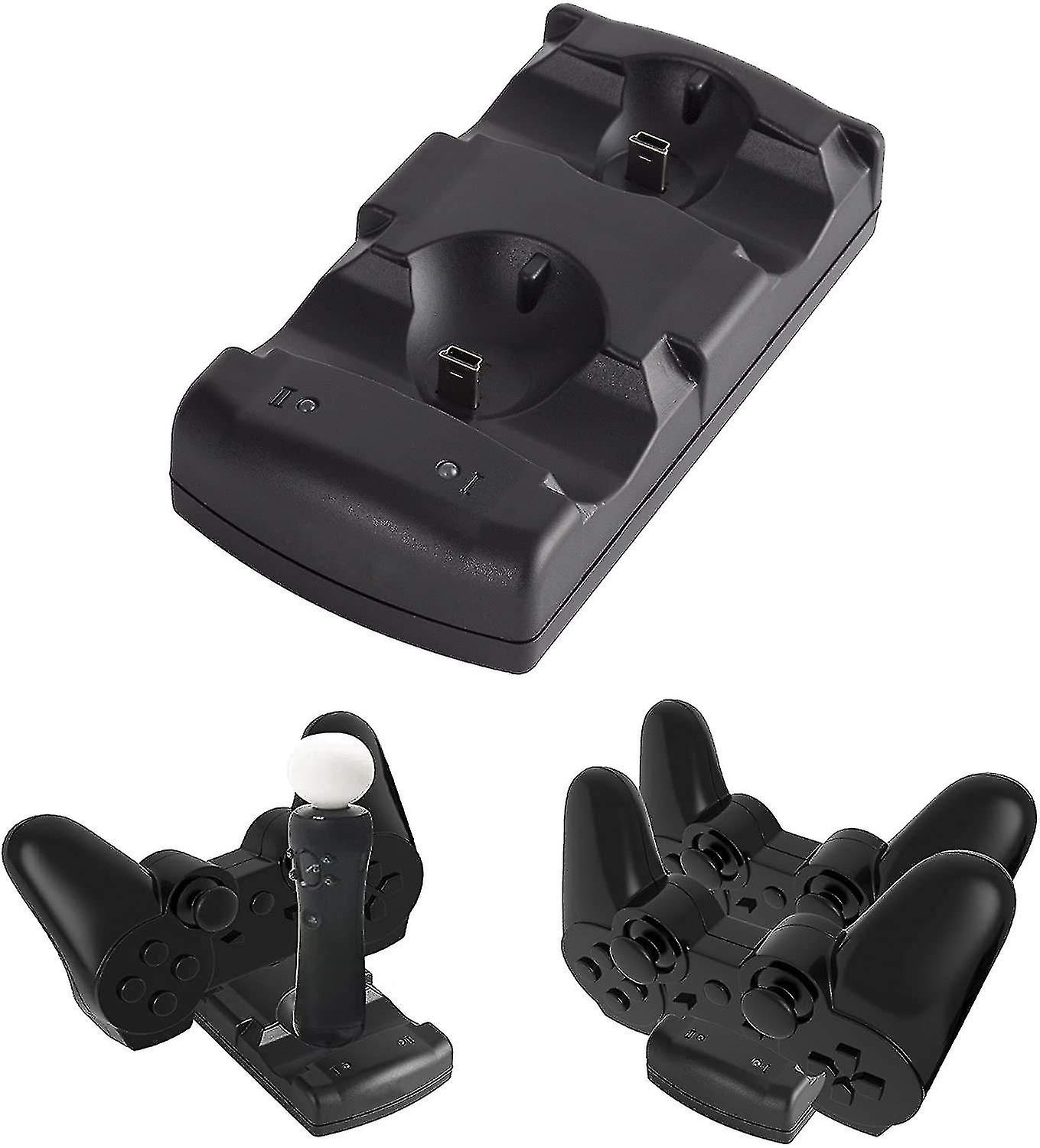 Dobbelt opladningsdockoplader til Sony Playstation3 trådløs controller til Ps3-controller
