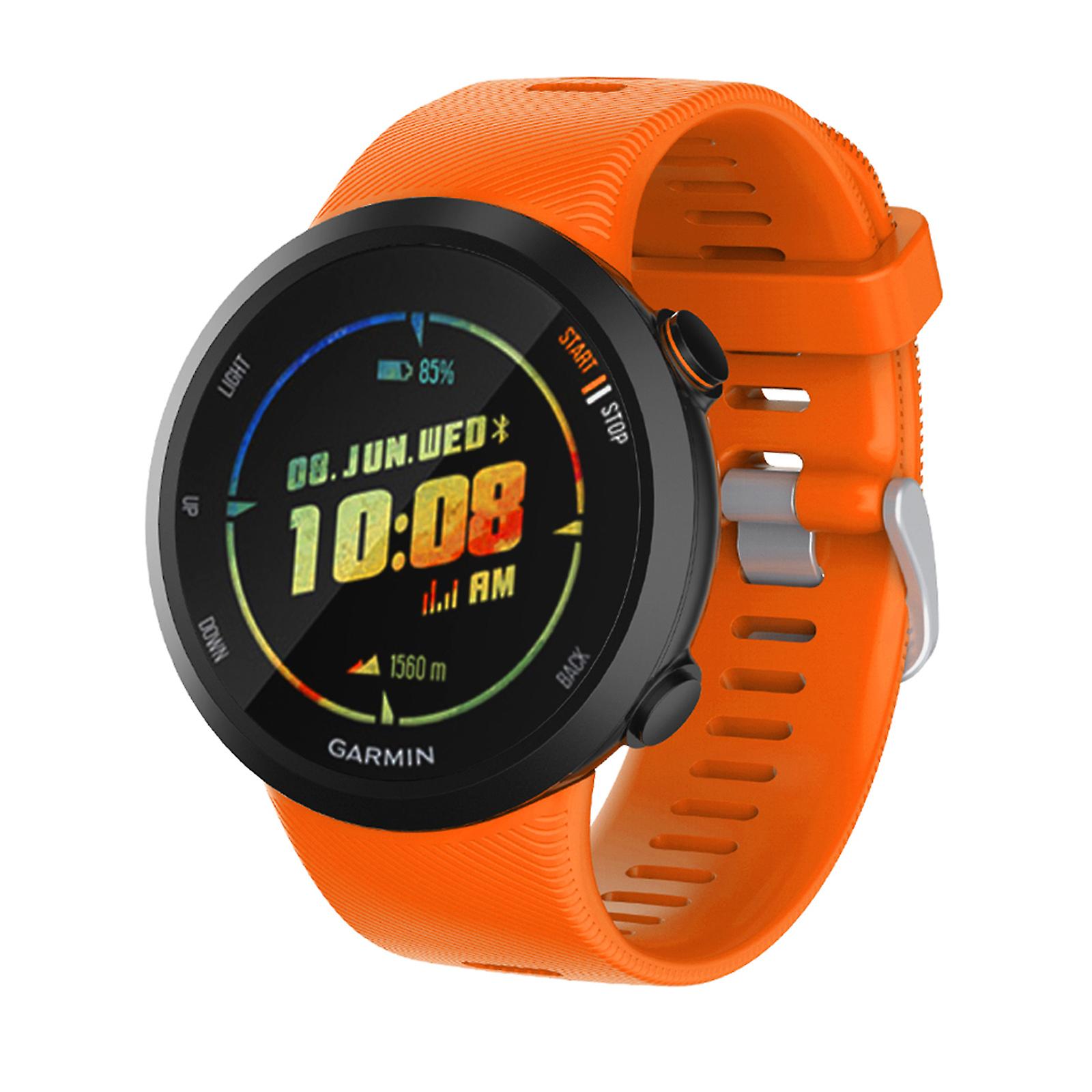 For  Forerunner 45/45S Watch Adjustable Silicone Strap Wristband Bracelet