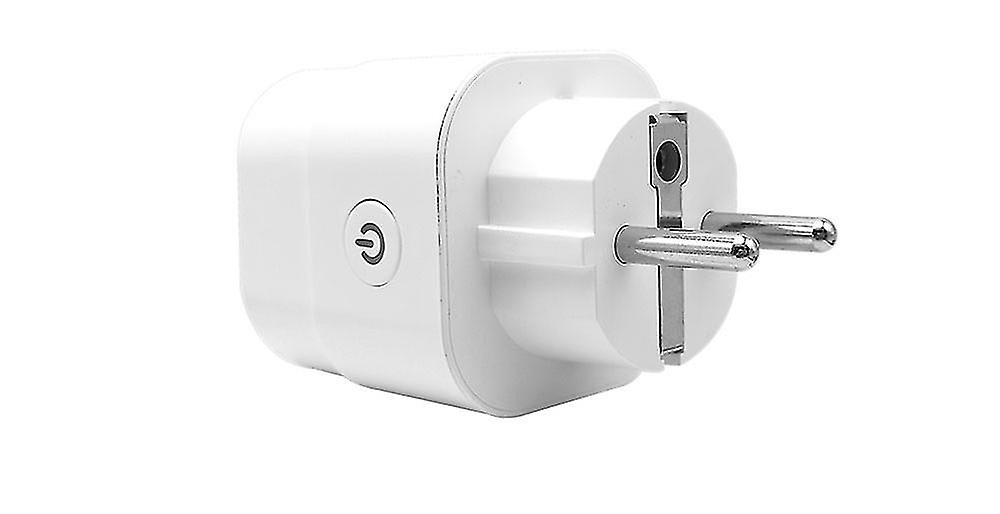 16a Tuya Wifi Smart Plug Eu Prise de prise intelligente avec moniteur d’alimentation Smart Life App Télécommande Support Google Home Alexa