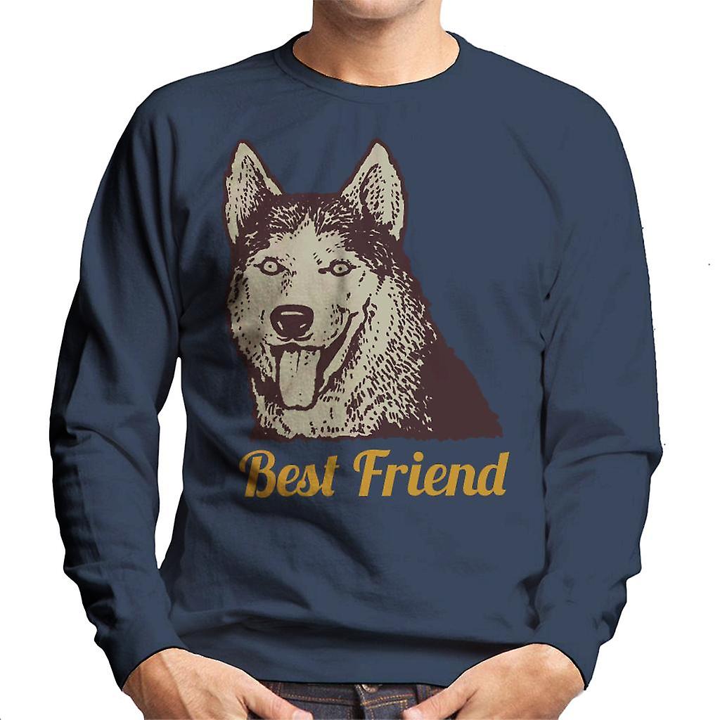 Husky hund bedste ven mænds Sweatshirt