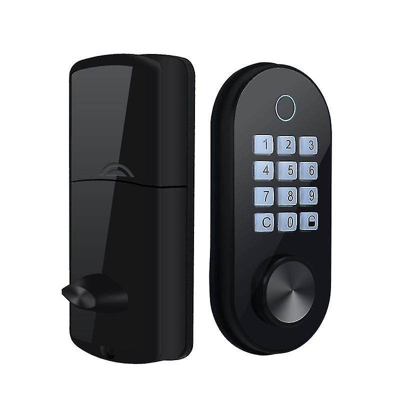 Loops And Whorls On Keyless Entry Door Lock, Electronic Keypad Deadbolt, Keyed Entry, Auto Lock, Anti-peeking Password, Back Lit & Easy Installation D