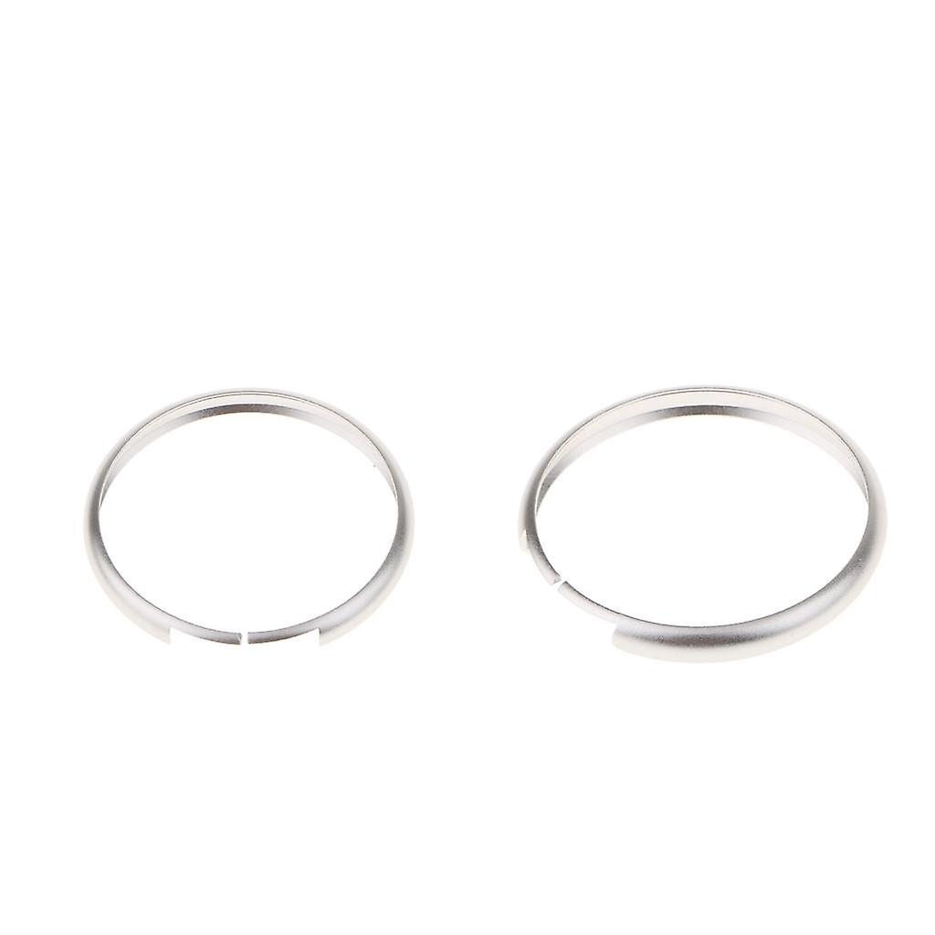 45cm 2x Smart Key Fob Protective Ring Cover For BMW  Silver