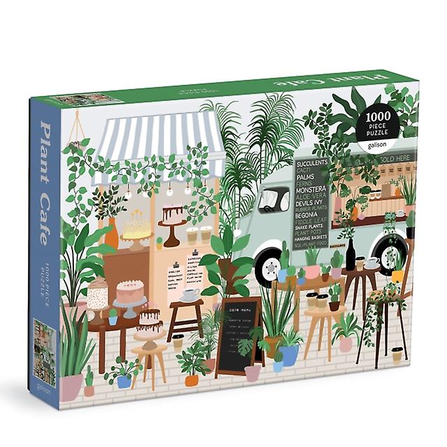 植物カフェ1000ピースパズルガリソン文庫本
