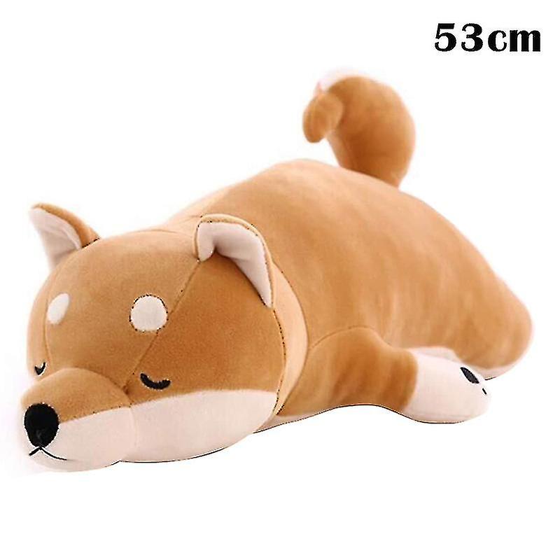 53cm Shiba Inu Shape Hugging Pillow Plush Soft Doll Children Sleeping Comfort Cushion Toy