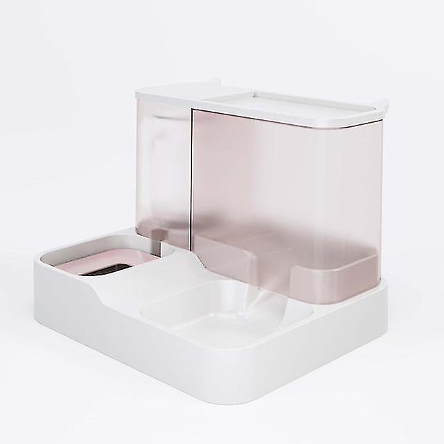 No Electricity Cat Automatic Feeder Water Dispenser Large-capacity Drinking Water Flowing Water Does Not Wet The Mouth