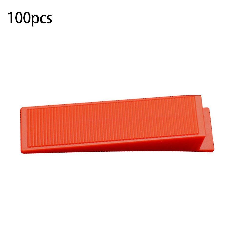 100pcs Plastic Wedges Tile Locator Leveling Tiling Insertion Installation Tool Q
