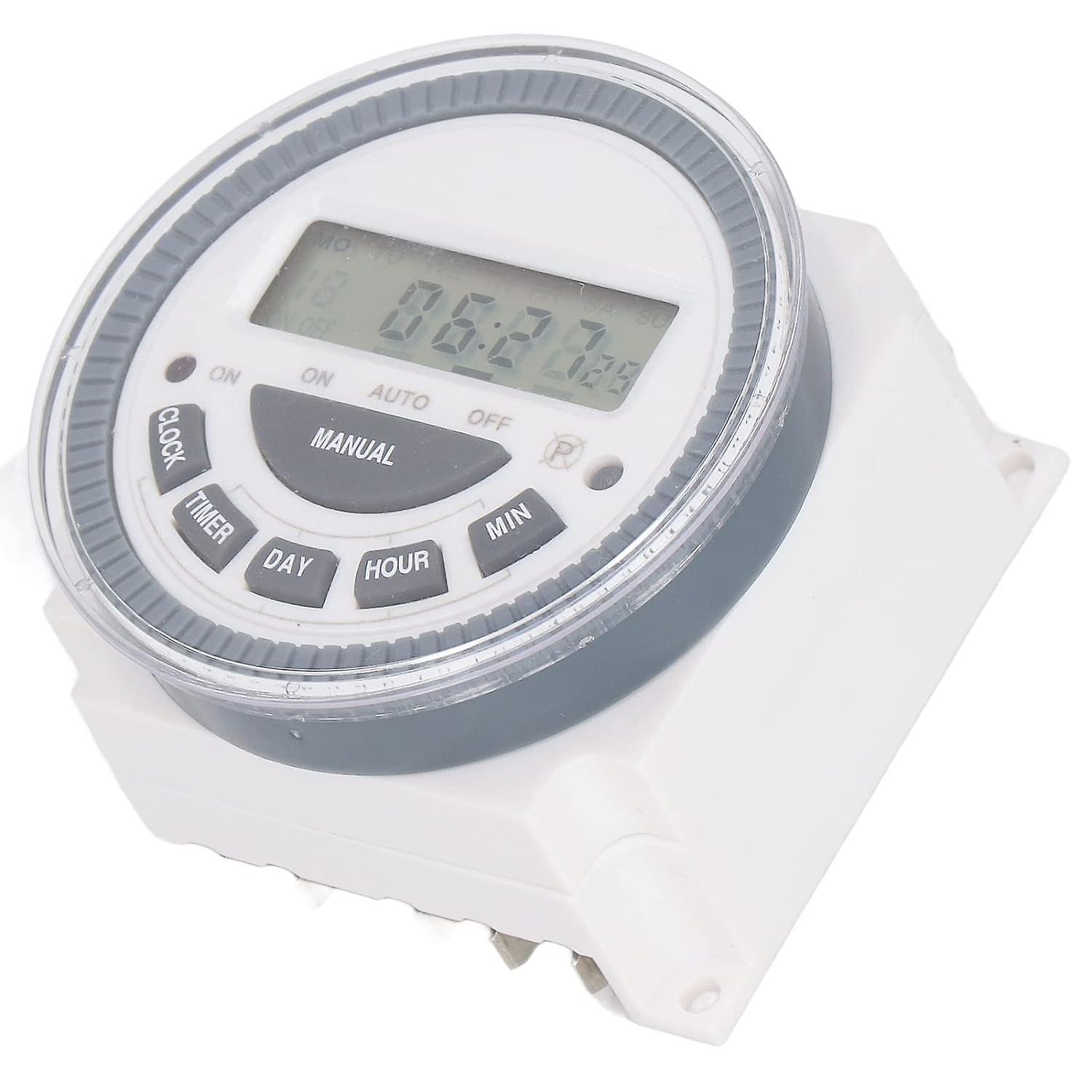 Time Relay, 15 Day Programming Formats Accurate Control Digital Programmable Timer for Lamp Light