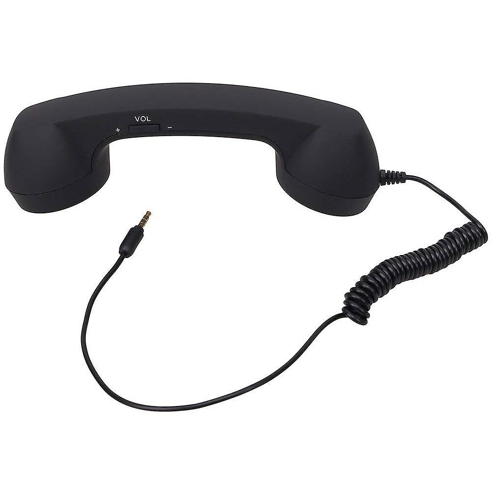 Classic Retro 3.5mm Telephone Handset with Mini Microphone and Call Receiver for Smartphone