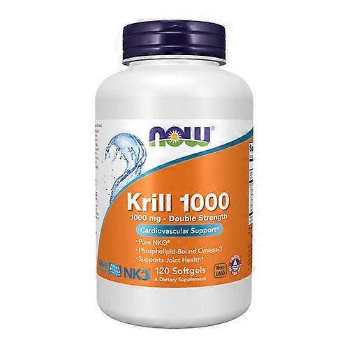 Now Foods Neptune Krill Oil,1000 mg ,120 Softgels (Pack of 3)