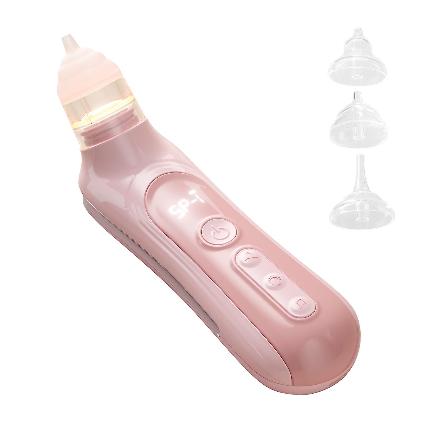 Electric Baby Nasal Aspirator Automatic Nose Sucker Cleaner for Infants 5 Suction Levels Low Noise w