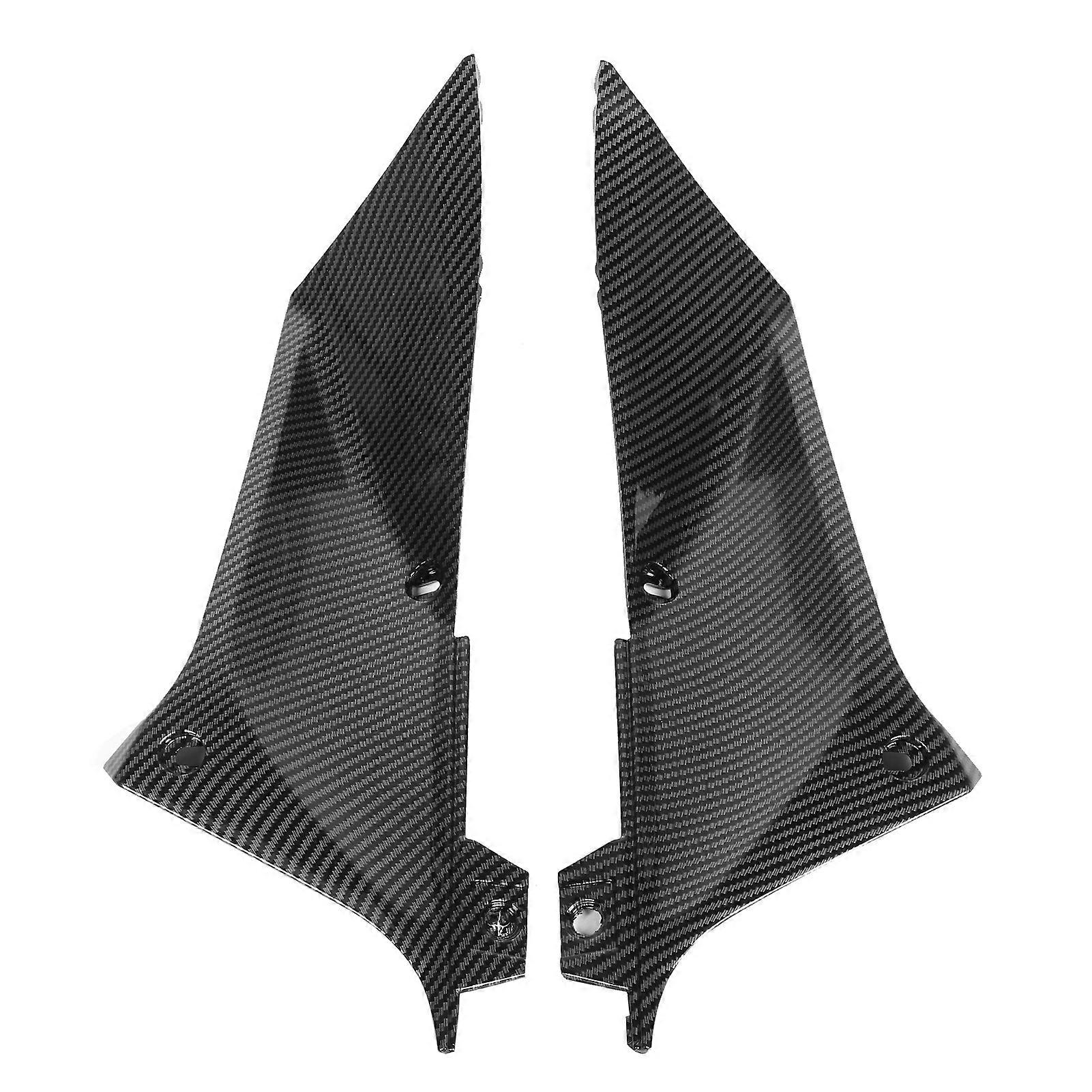 2pcs Carbon Fiber Style Left and Right Motorcycle Fairing Fairing Insert Part Fit for Yamaha YZF R1 2002‑2003