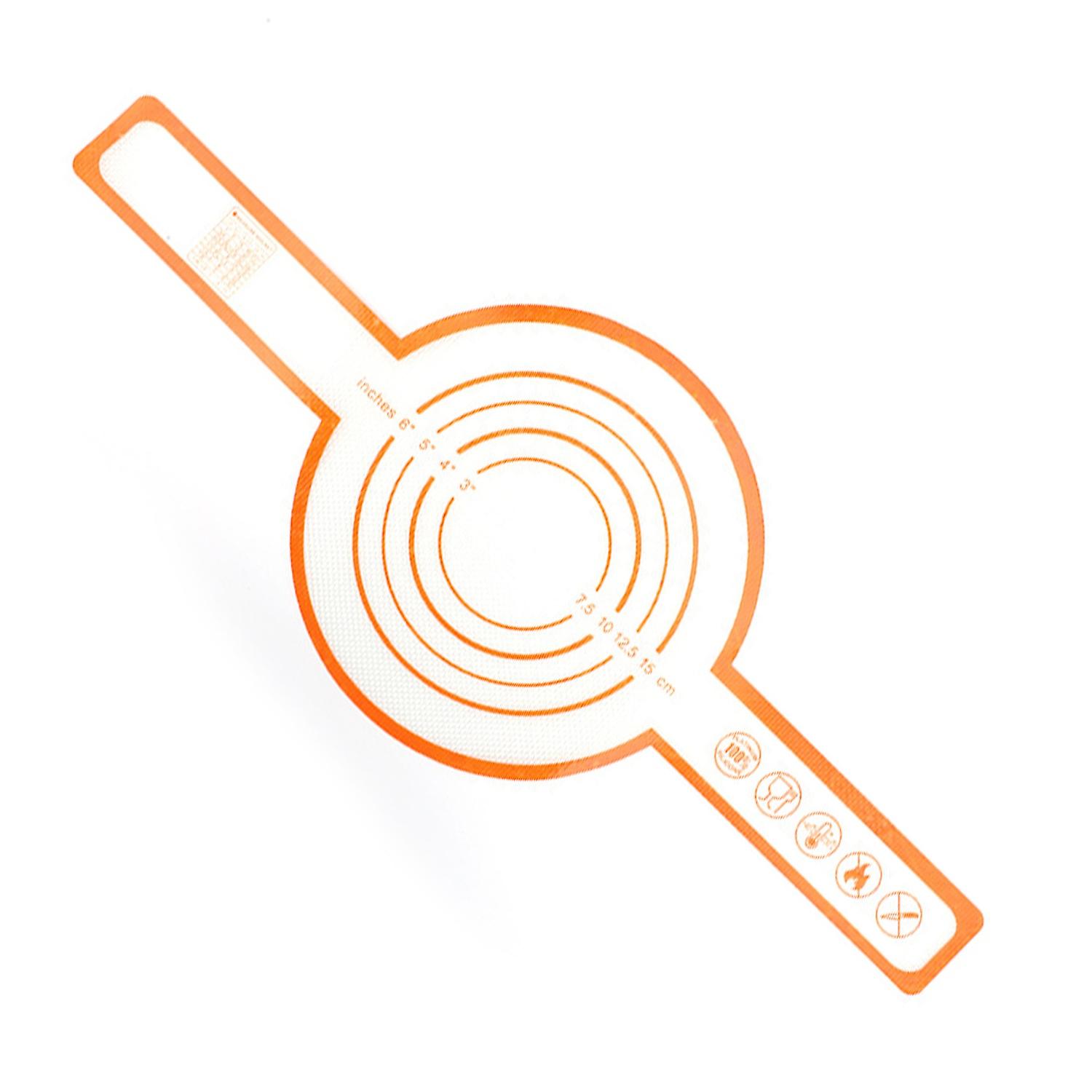 Bread Baking Mat Non-stick Long Handle Reusable Inch Scale Baking Tools Dutch Oven Bread Baking Pad