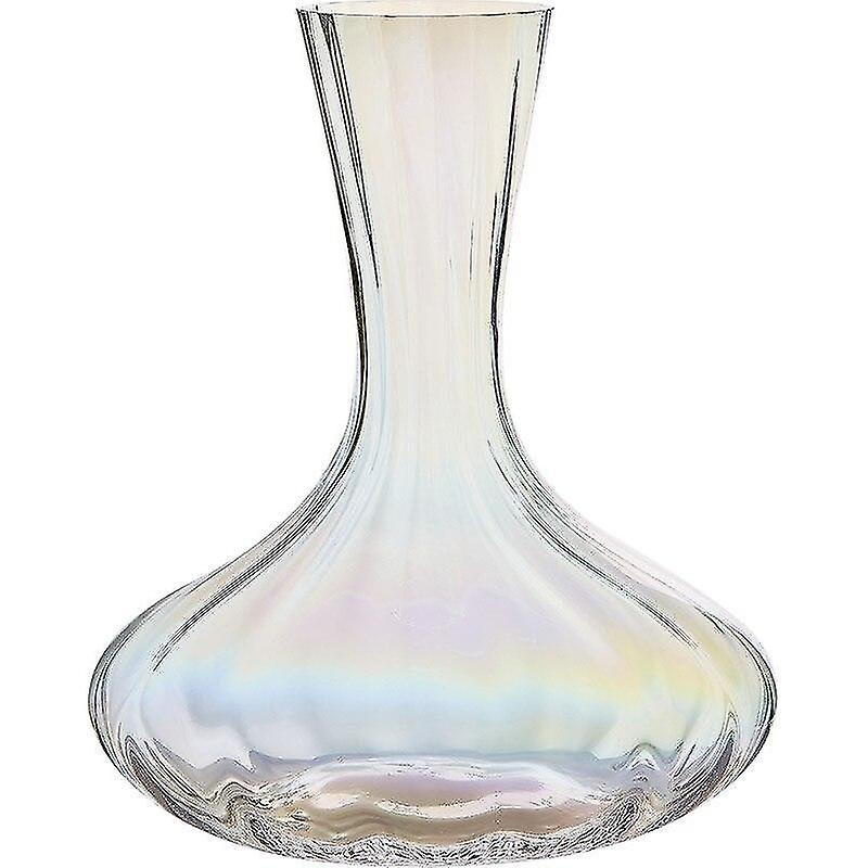 Decanters British Style Rainbow Ripple Decanter Ice Decanter Lead Free Crystal Glass Red Wine Decanter