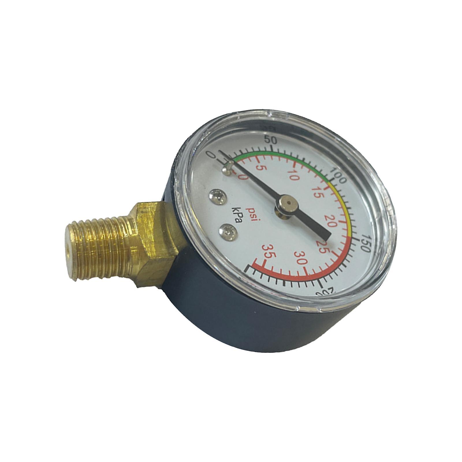 Dual-Scale-Manometer Pool-Sandfilter-Manometer für Pools Whirlpools