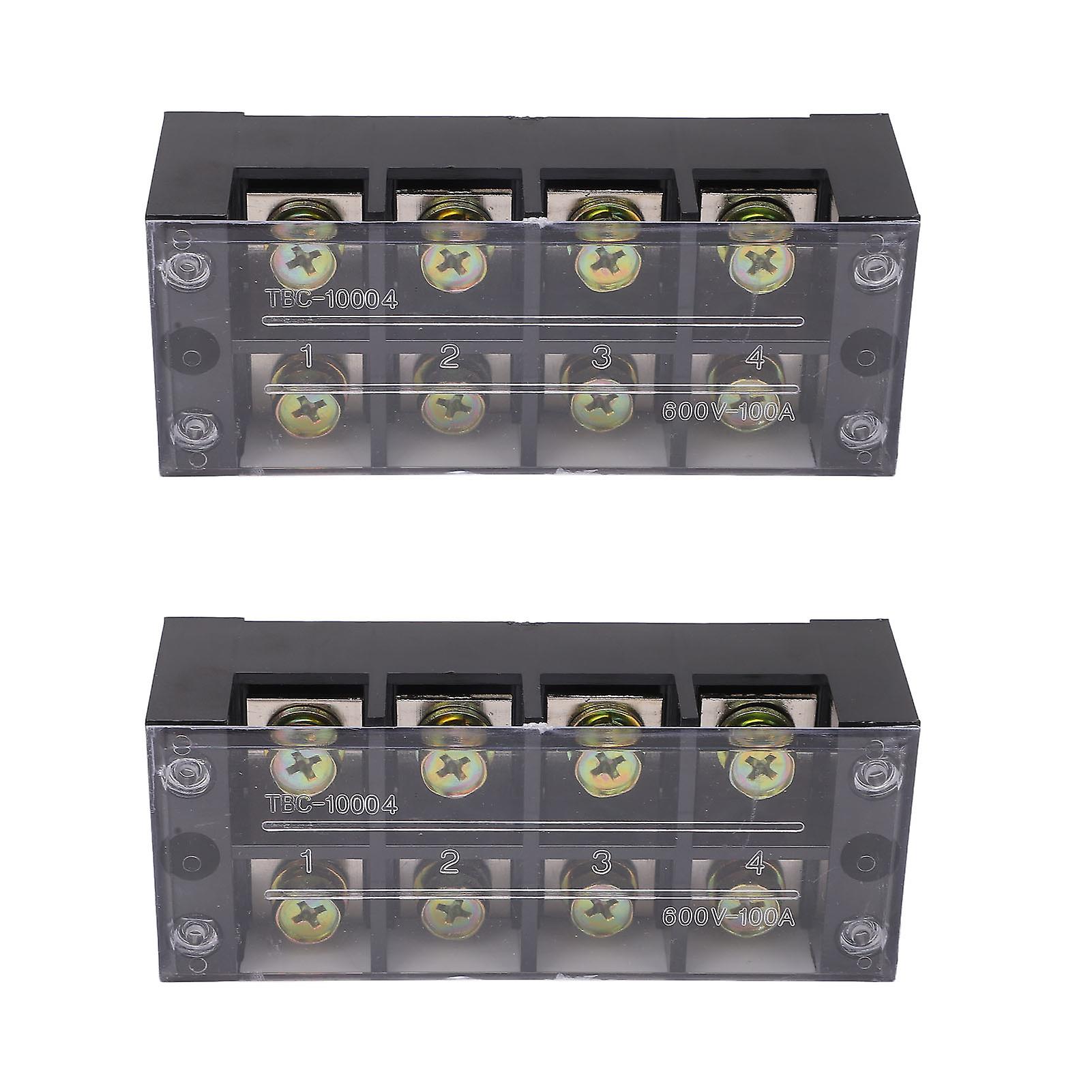 100A Terminal Block - Durable, Easy Wiring, High Temp Resistant, Versatile Applications