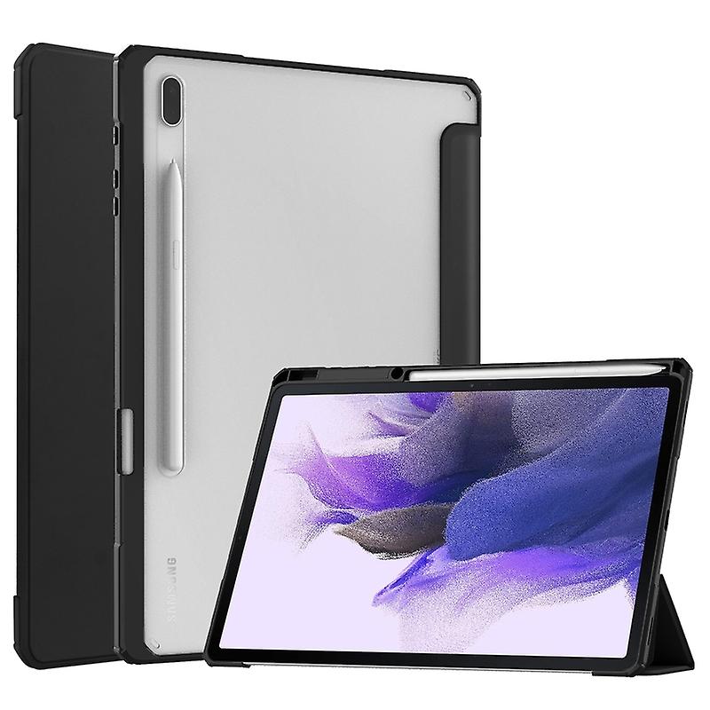 Kabuk için S7 FE / S7 Plus Manyetik Kapaklı Tablet için Kılıf için 12.4 inç Sekme