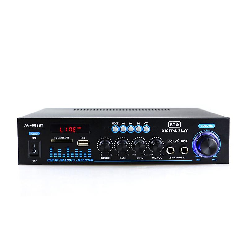 Mini Small Power Amplifier Card U Disk Radio Dc 12V 220V Bluetooth Amplifier
