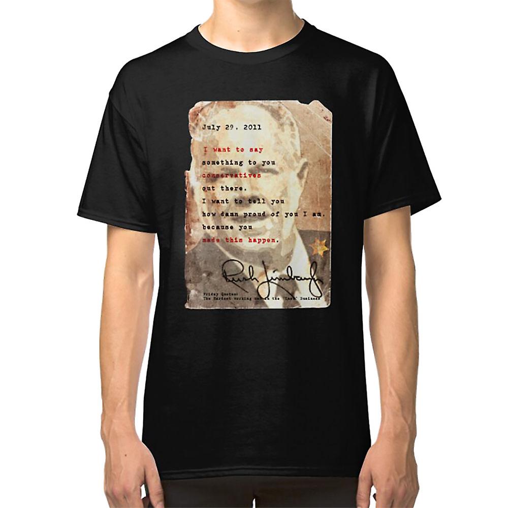 Rush Limbaugh doğru tişört