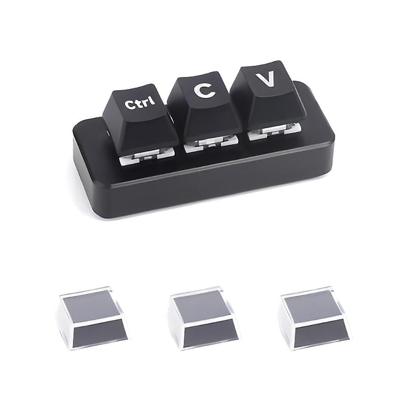Portabil 3 Key Mini Keypad Ctrl C V Keyboard Copy Paste Shotcut Programmable