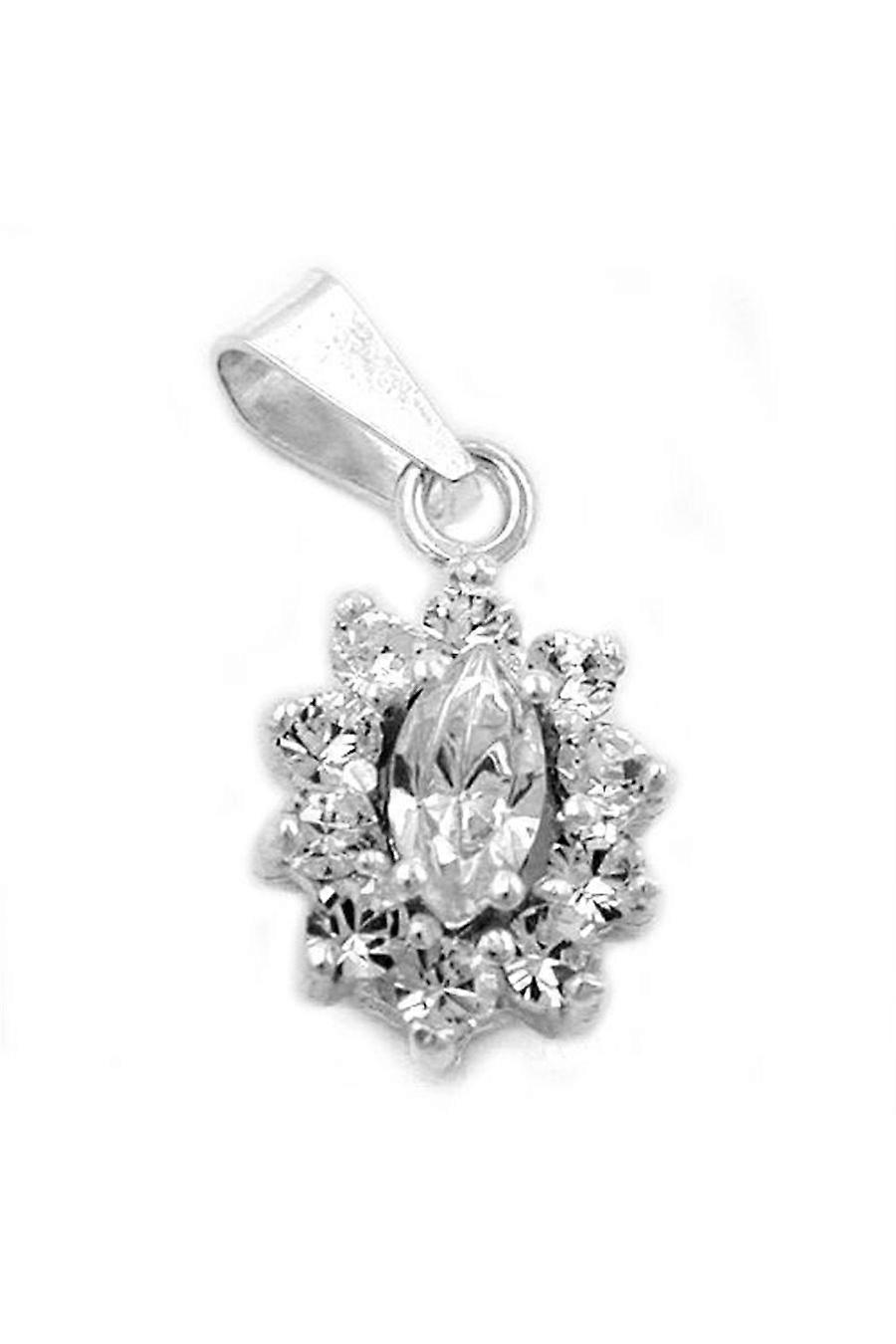 Pendant Glass Crystals Silver 925 - Gl92066