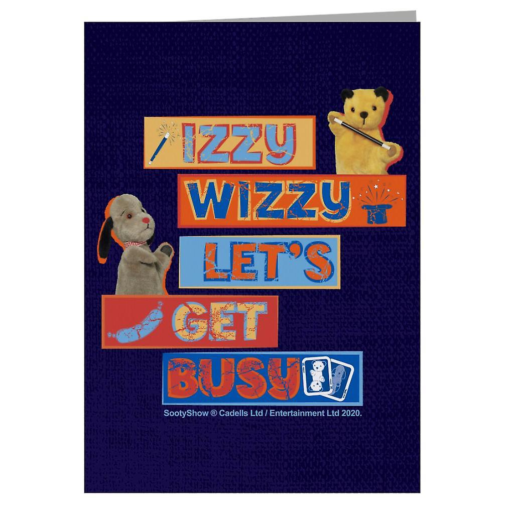 Sooty Sweep Izzy Wizzy Lets Get Busy Greeting Card