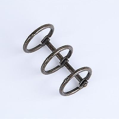 Grå metal løse blade bog ringbind ringe