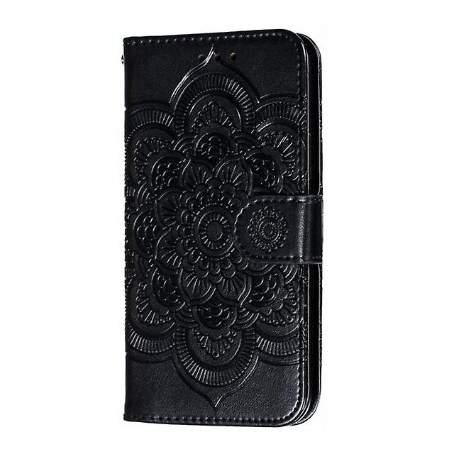 Multifunctional Flower Case Cover for Apple iPhone XS Max - Black