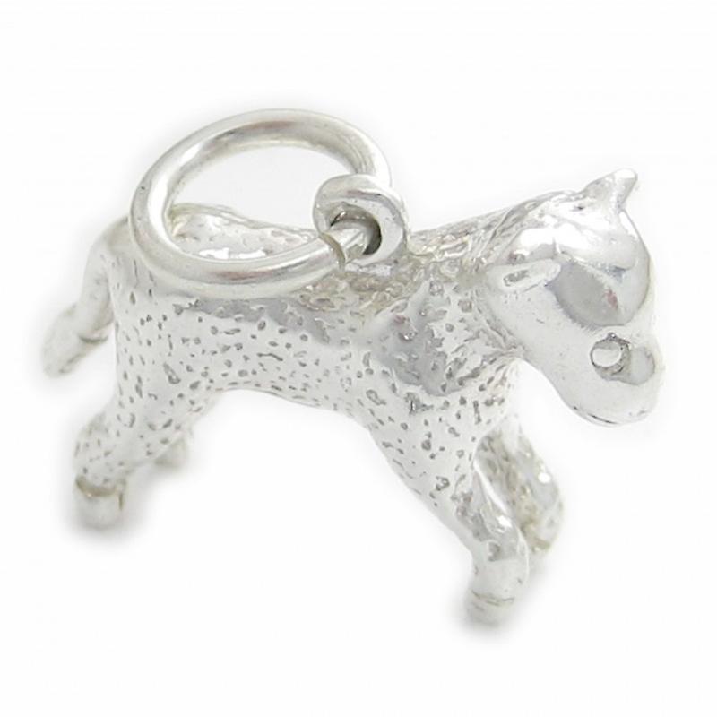 Lamb Sterling Silver Charm  Lambs Lambing Sheep Charms