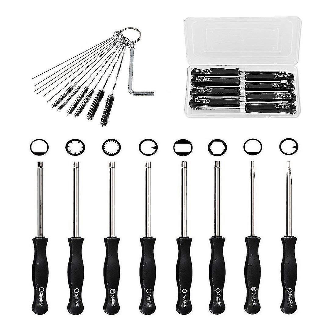 8 Different Carburetor Screwdrivers for 2 Cycle Engines