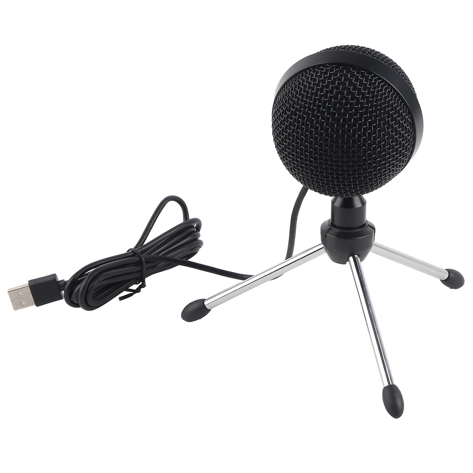 USB Condenser Microphone Karaoke Computer Recording Omnidirectional Live Broadcasting Device