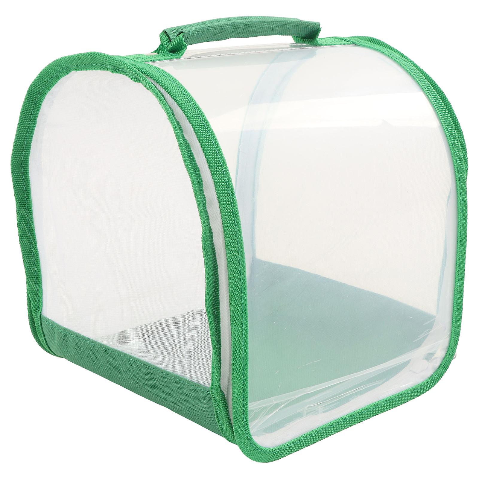 Insect Habitat Cage 360 Degree Full Transparent Portable Folding Insect Mesh Cage for Observation