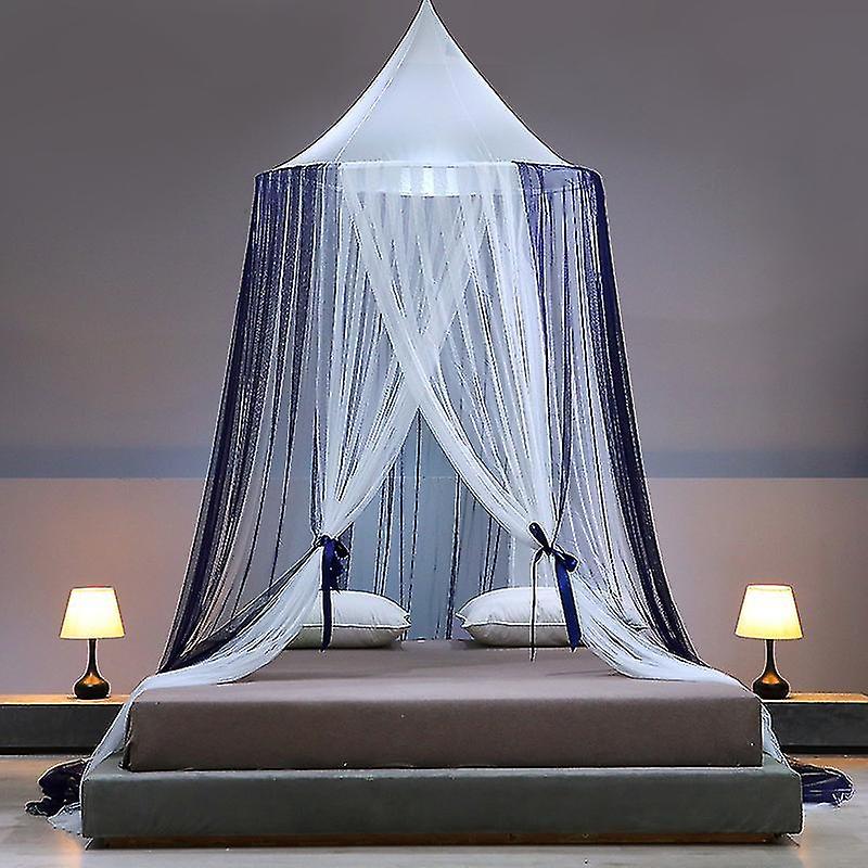 Dome mosquito nets, installation-free single-opening drop ceiling net