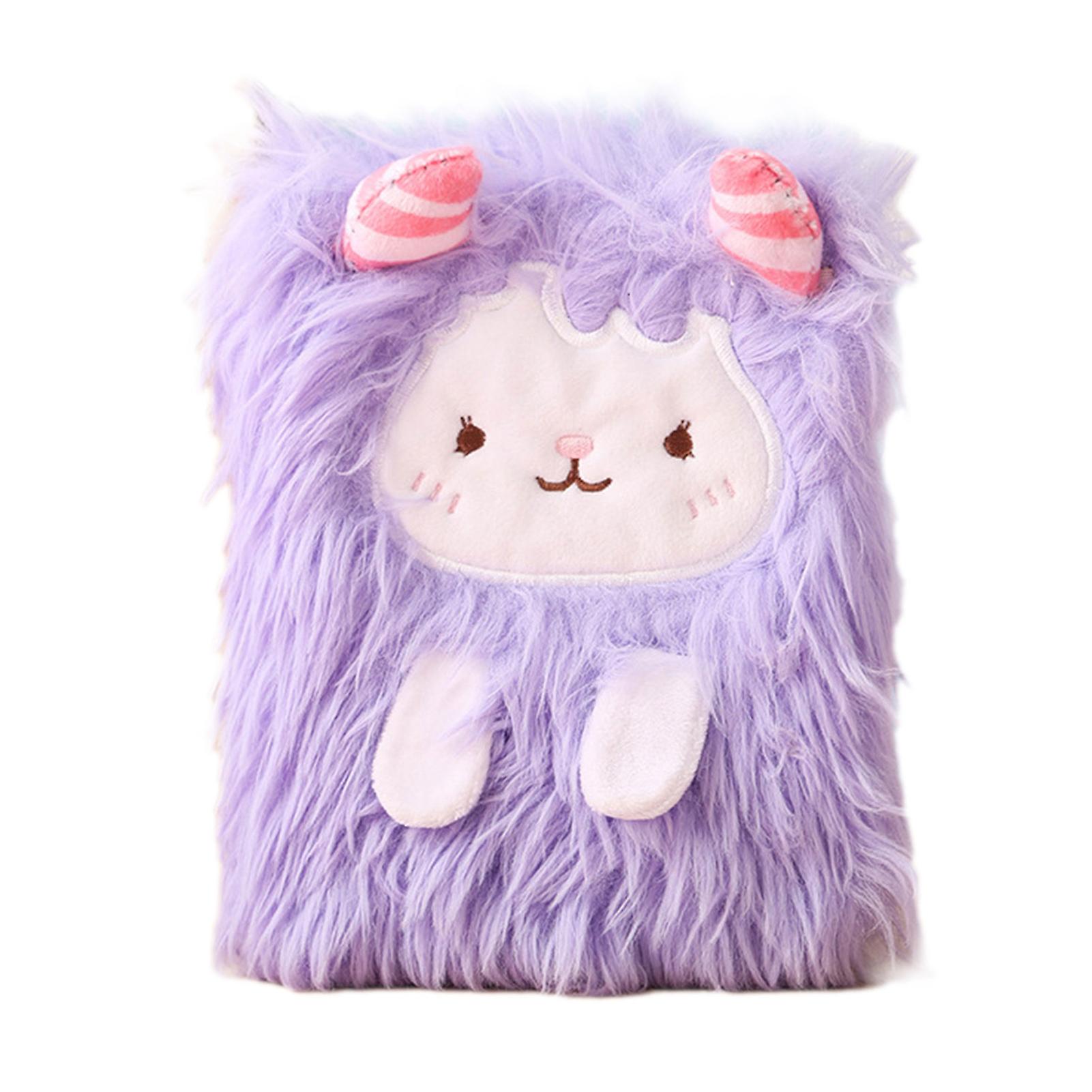 Monster-Furry Notebook Adorabile cartone animato Fuzzy Fluffy Writing Diary Ottimo regalo di compleanno