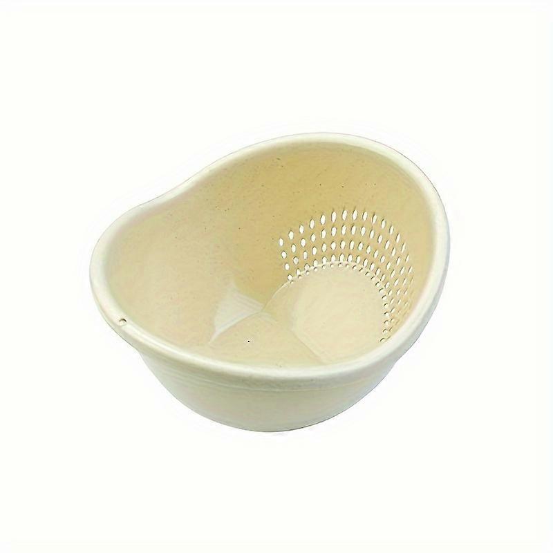Large-Capacity Multi-Functional Kitchen Colander - Durable Plastic, Perfect For Washing Fruits & Vegetables, Rice Straining Basket