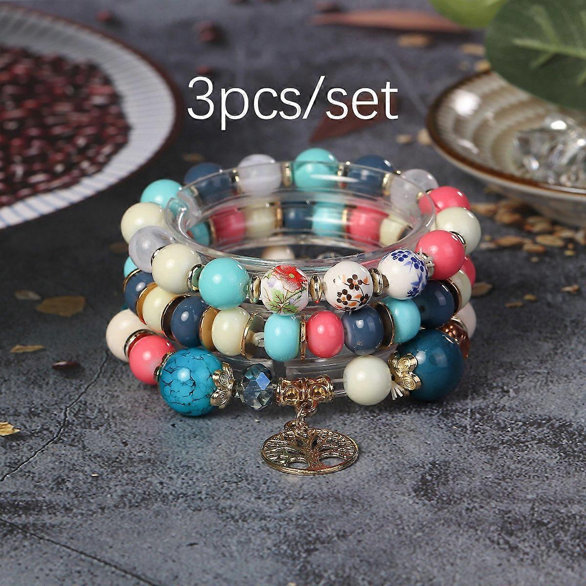 Bracelet - Bohemian Colorful Mix Life Tree - Vibrant Adventure