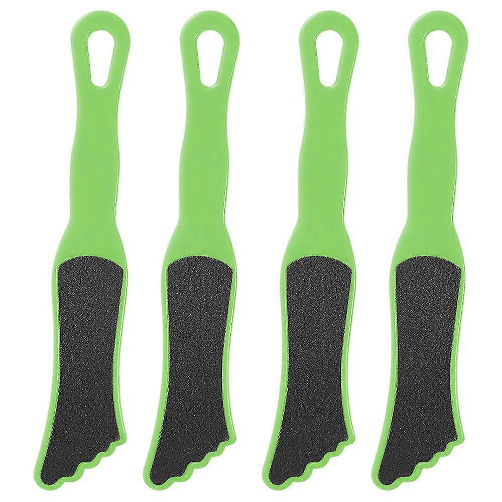 Foot File (4 Pack): 2-in-1 Callus Remover Pedicure Stone For Smooth Feet and Heels, Dual-Grit