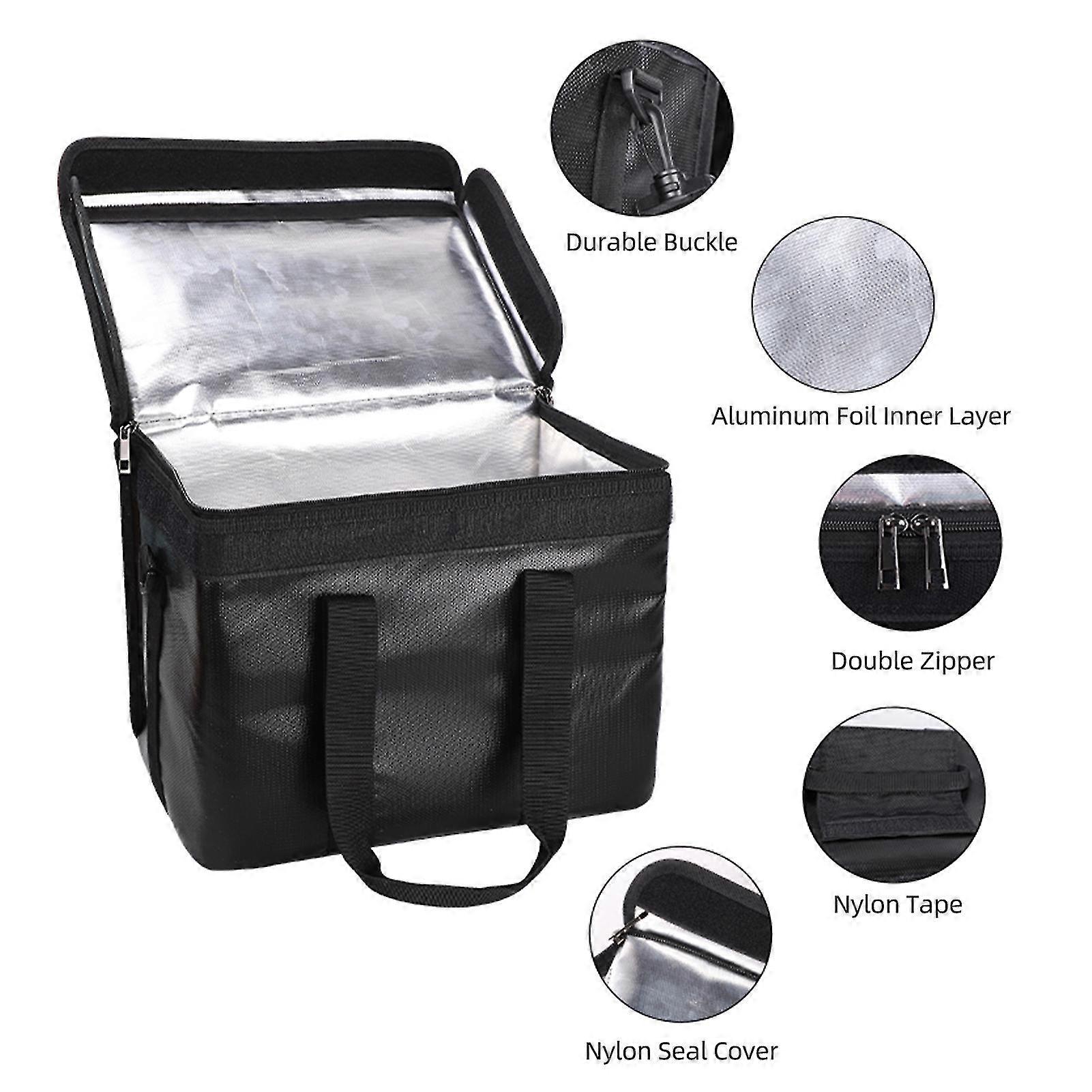 Lipo Safe Bag – Brandwerende Opbergtas Voor Batterijen, 33x24x22cm, Met Handvat En Rits – Beschermt Bij Opslag én Laden