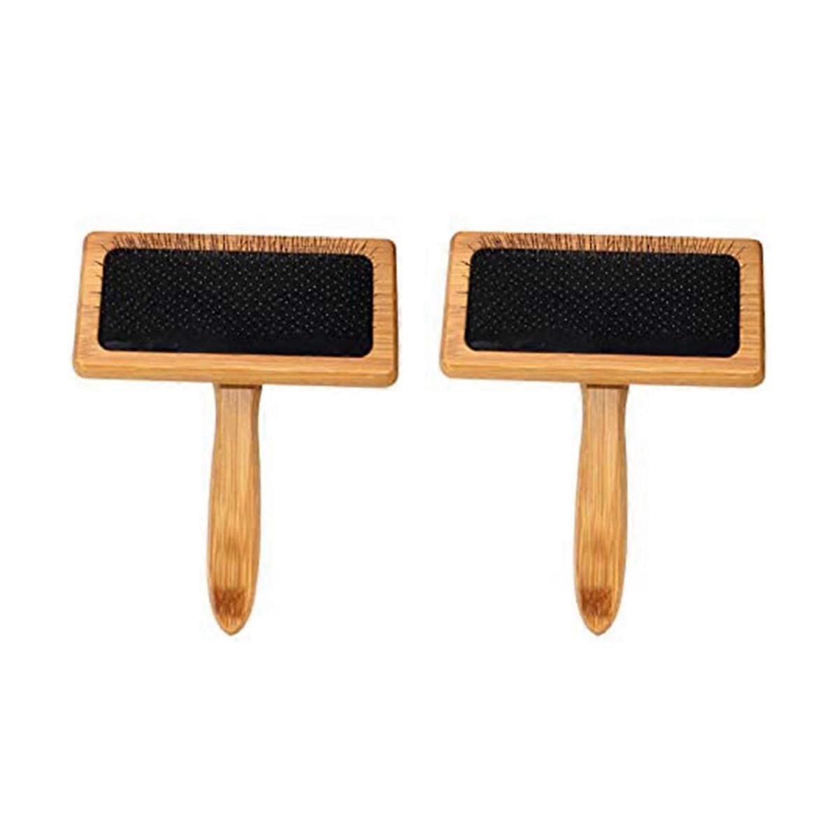 Wooden Carding Brushes Needle Felting Cleaner Comb with Handle Professional Needle Felting Hand Car
