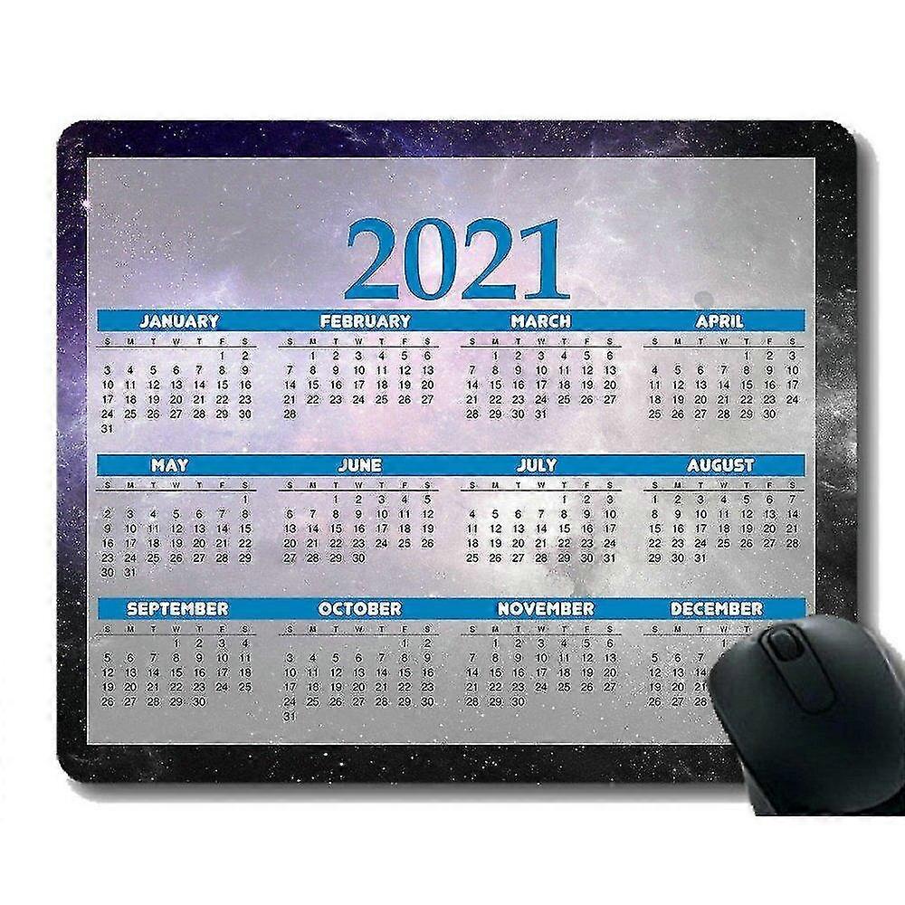 mouse gaming calendar pad,galaxy year colorful space 260x210x3