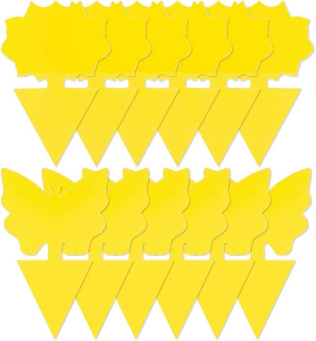 12 pakkausta tahmeaa hedelmäkärpäsloukkua ja sienisääskiloukkujen tappajaa sisä- ja ulkotiloihin