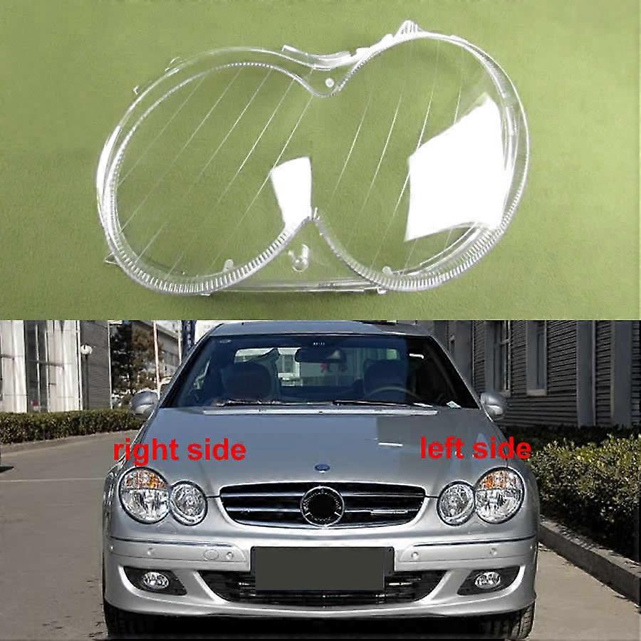 For Benz W209 CLK 2004 2005 2006 Headlights Cover Transparent Lamp Shade Headlamp Shell Plexiglass Replace Lampshade