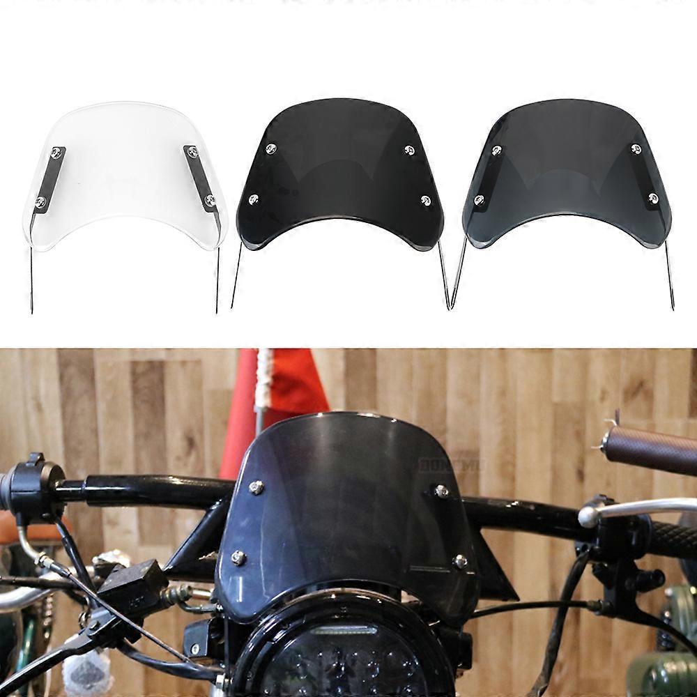 5-7inch Motorcycle Windshield Windscreen Wind Deflector Moto Accessories for Suzuki Bandit Honda Hornet 600 Kawasaki Zephyr Z750