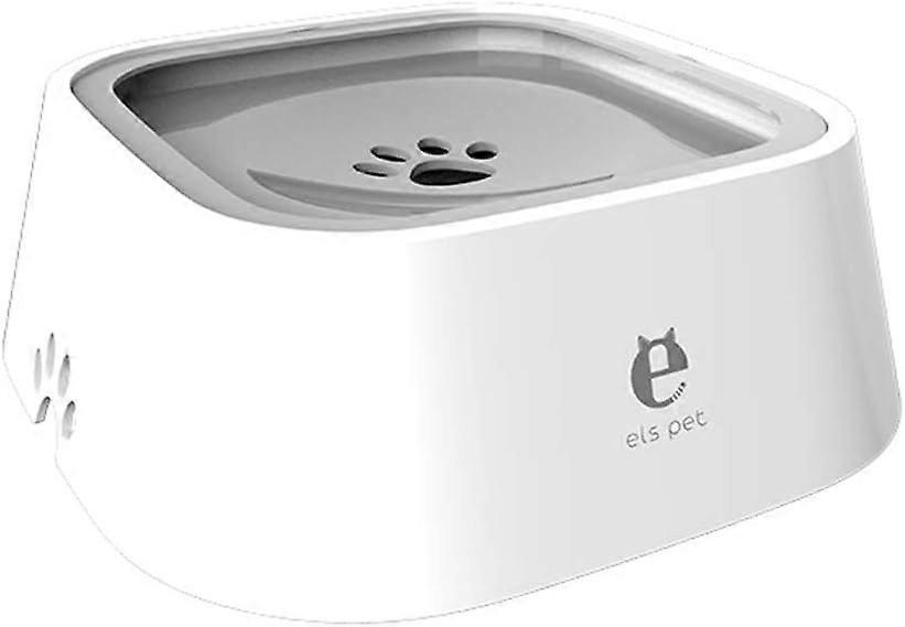 ペット用ウォーターボウル、犬用ポータブルオーバーフロープルーフボウル、1.5l車両搭載ウォーターボウル浮力