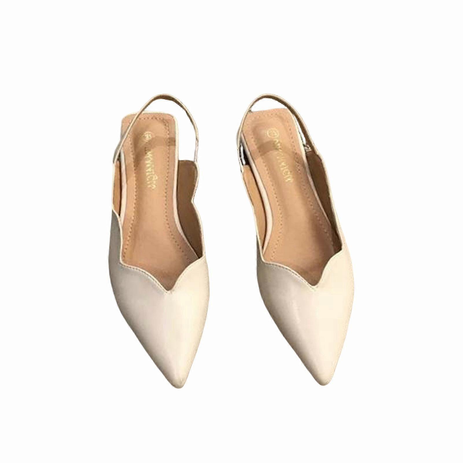 Woman Simple Style Walking Sandal Slip On Solid Color Sandal Suitable For Walking Dacing Wear