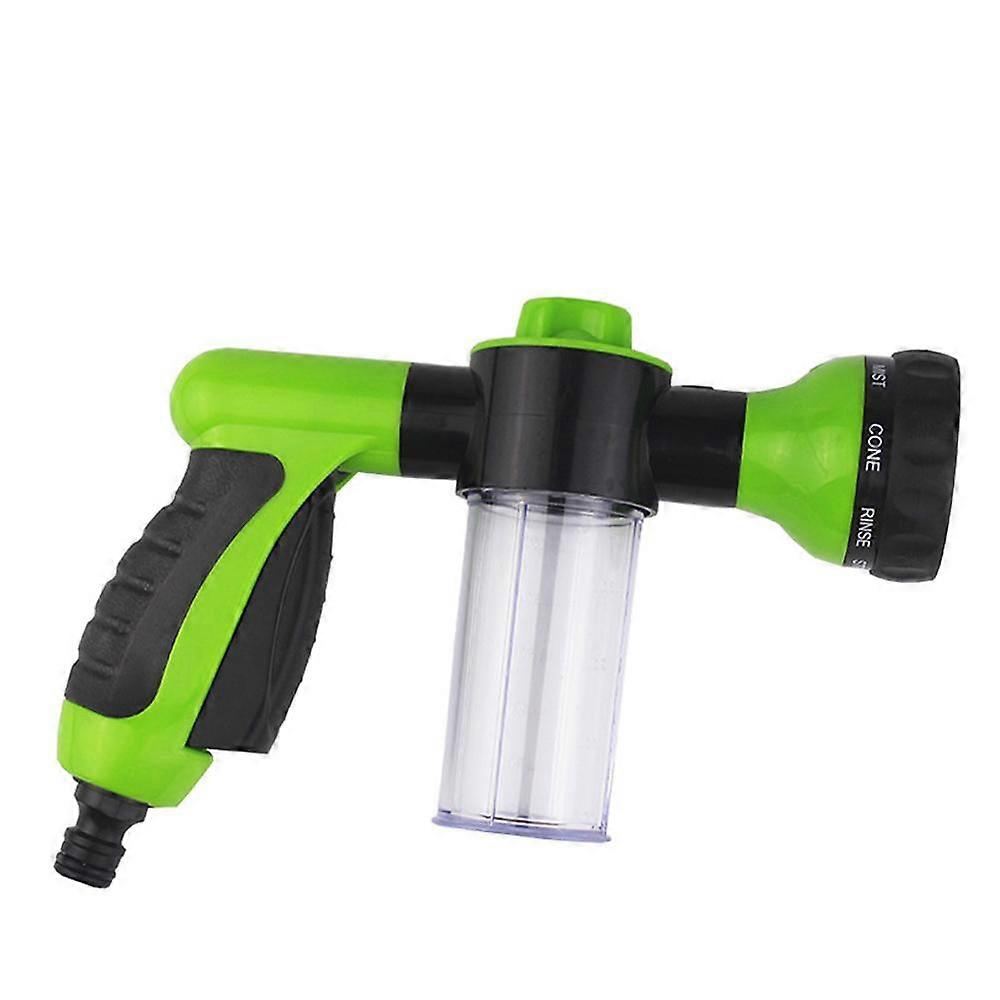 Garden Hose Attachment Spray Gun Nozzle with Reservoir for Soap/Fertiliser