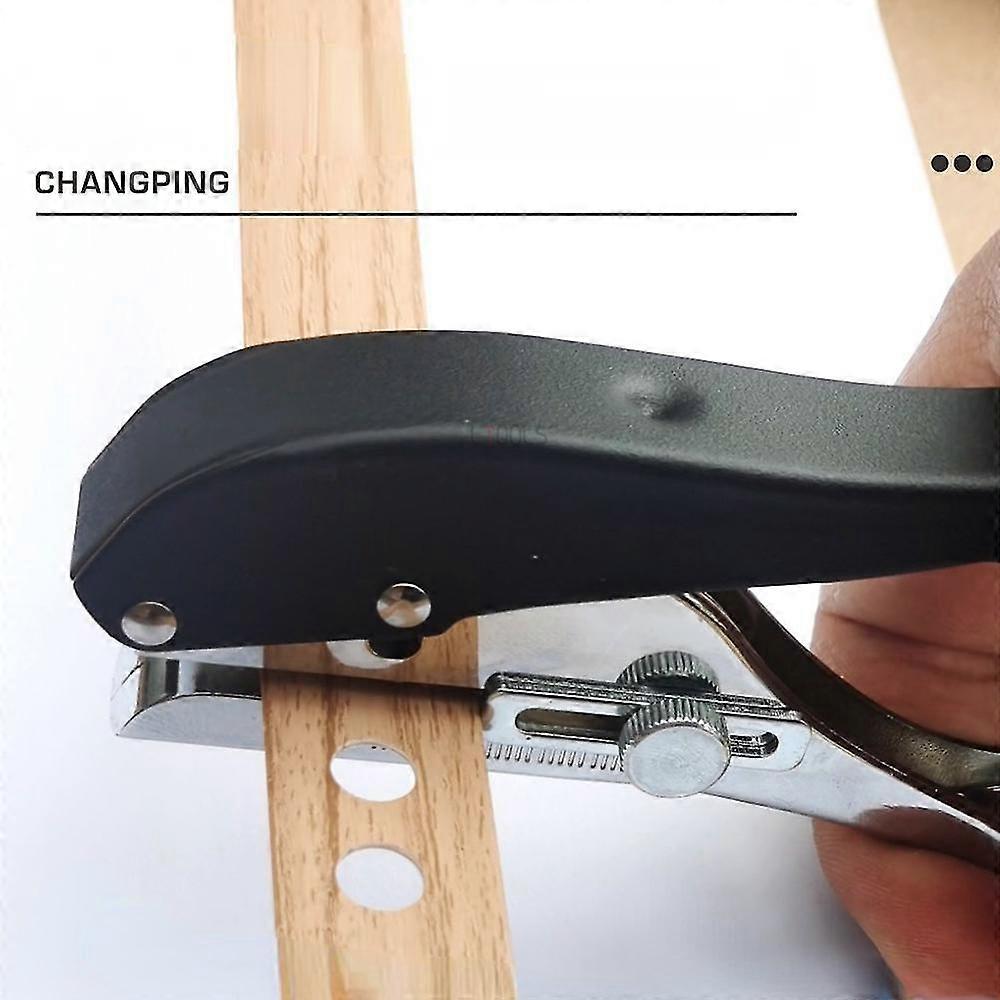 Punching Tool Edge Banding Punching Pliers 3mm 4mm 5mm 6mm 8mm 10mm Hole Screw Hole Hat Woodworking Tool With Scale Fixed Hole