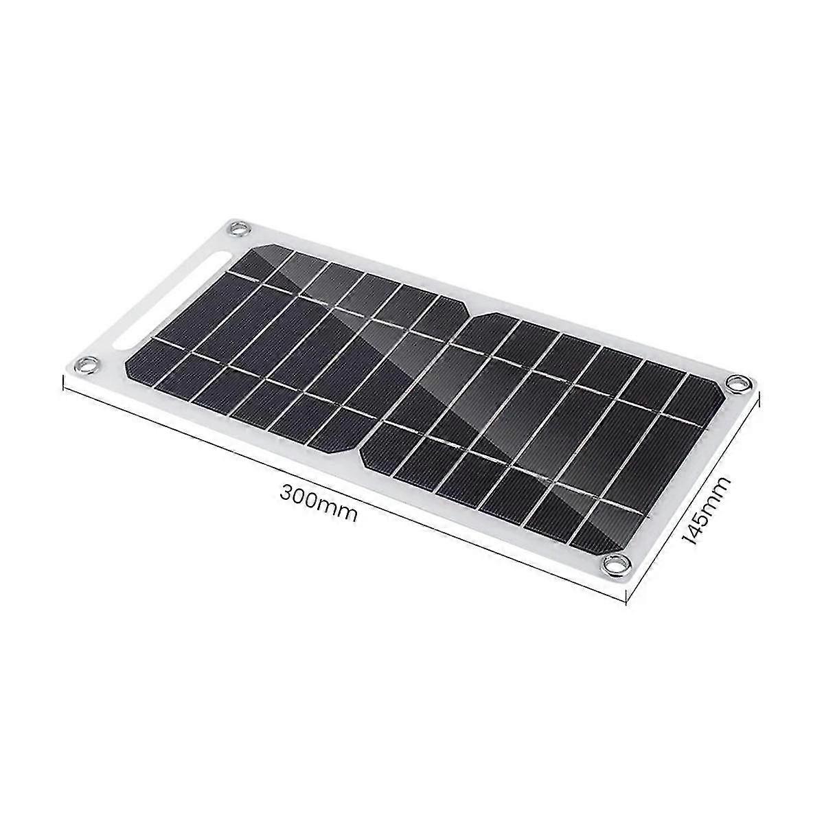 6w solpanel usb solcelle udendørs vandretur batterioplader system solpanel kit til mobiltelefon