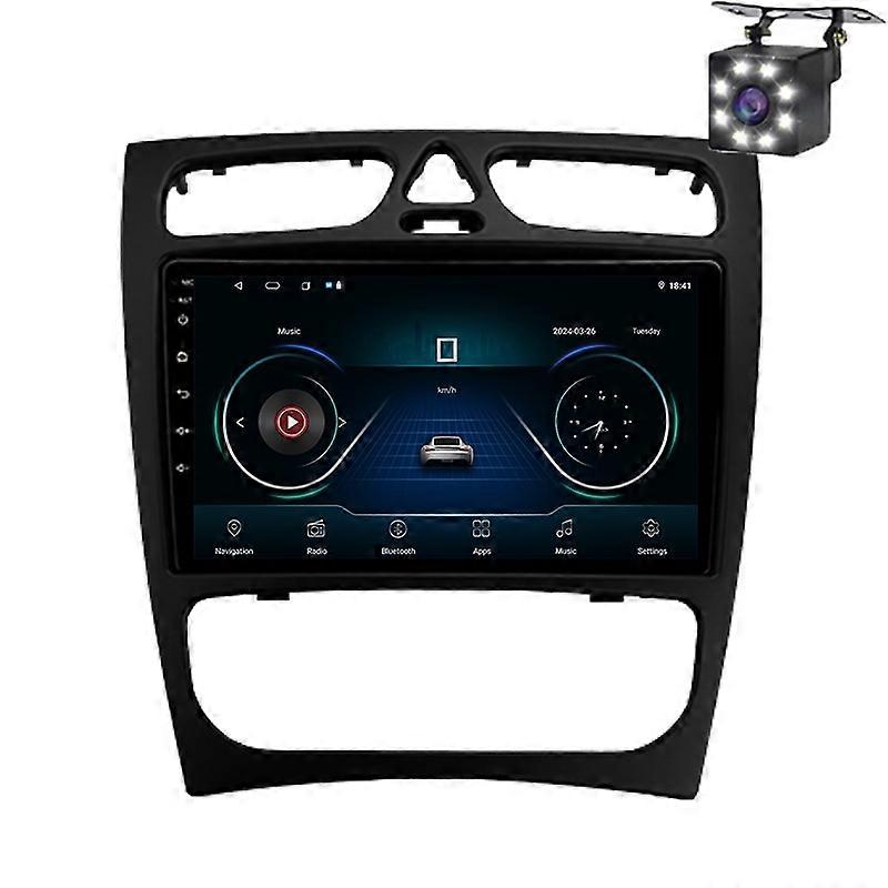 Car Radio For Mercedes Benz C Class S203 CL203 2000-2004 Video Player Carplay Navigation Auto