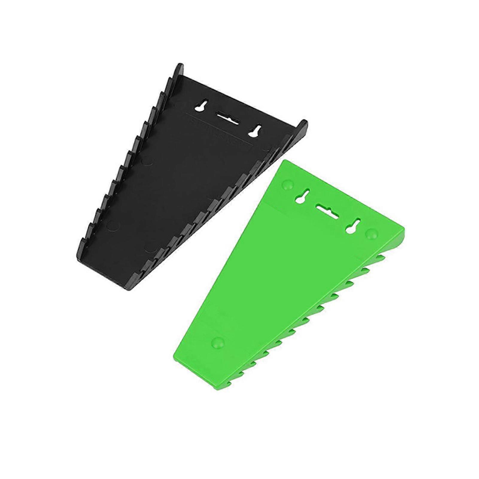 12-Slot Plastic Magnetic Removable Wrench Organiser Wall Mounted Large Capacity Holder for Garage Workshop
